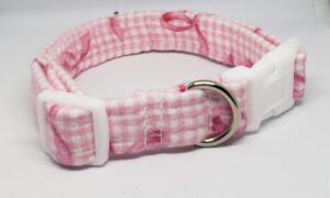 Breast Cancer Awareness Flannel Collar