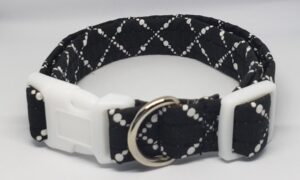 Black Weave Cotton Collar