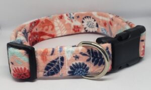 Floral Horses Flannel Collar