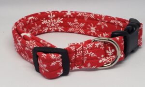 Snowflake Red Cotton Collar